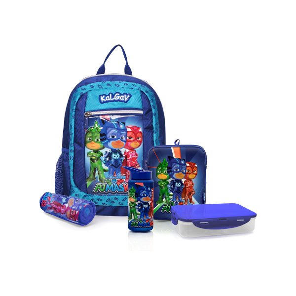 סט גן גילי כחול/כחול רויאל P J Mask Kal Gav