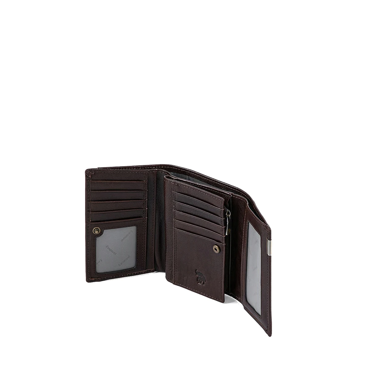 ארנק מעור Emanuel שרי – 8835-2 – חום-כהה – 6