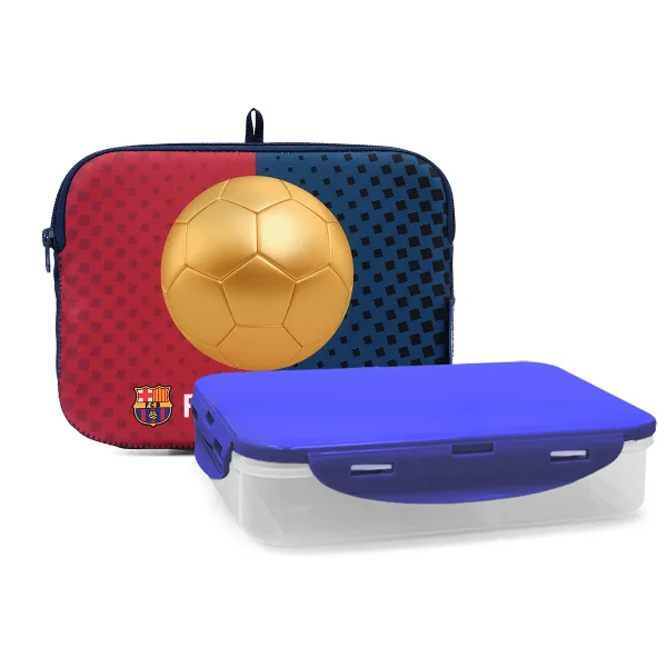 תיק אוכל FCB כחול אדום