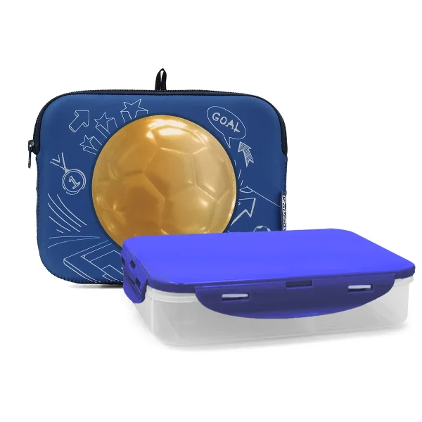 תיק אוכל Soccer Ball כחול