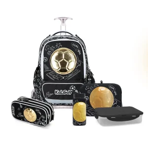 מארז X-Fix trolley Soccer Ball שחור זהב