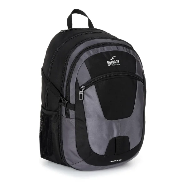 תיק מתרחב Campus שחור אפור