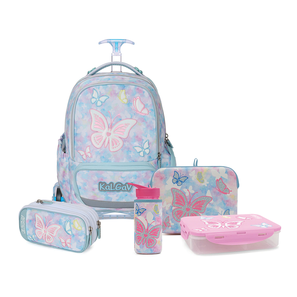 המארז המושלם Trolley פרפרים Kal Gav – 93634 – תכלת – 1