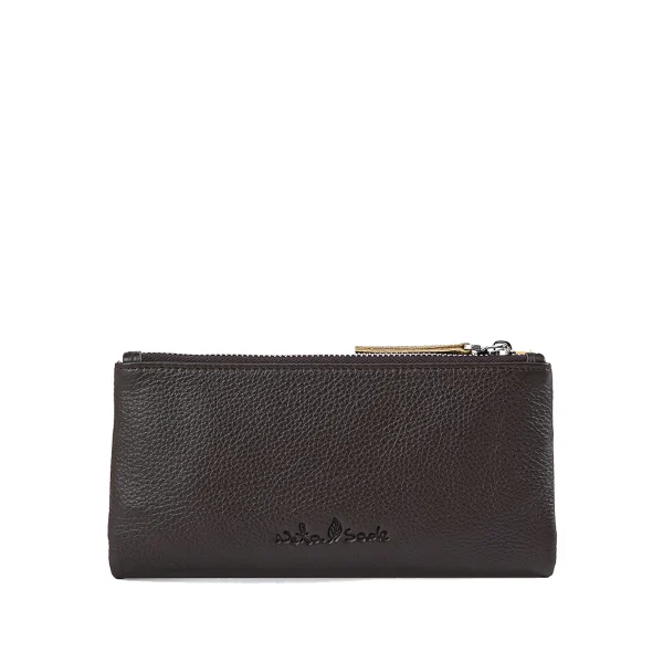 ארנק מעור Neta Sade אפרול