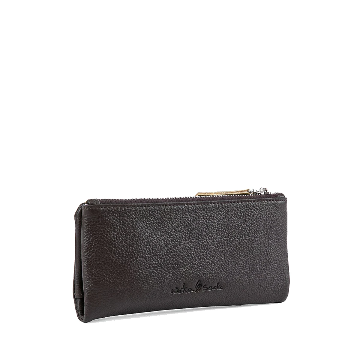 ארנק מעור Neta Sade אפרול