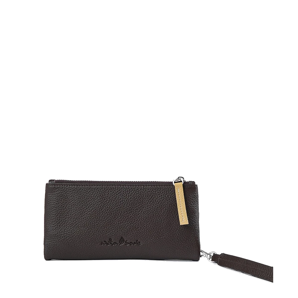 ארנק מעור Neta Sade אפרול