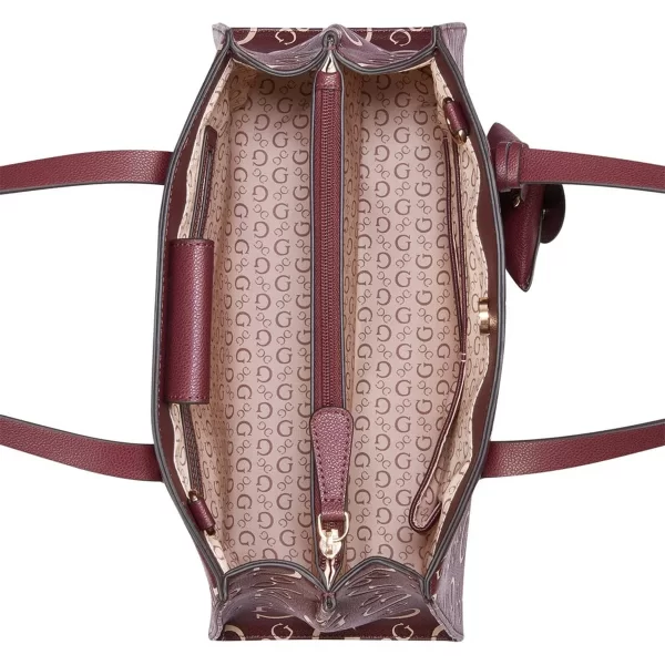 תיק צד גדול Guess NEVINE – AG947106-MMU – merlot-multi – 3