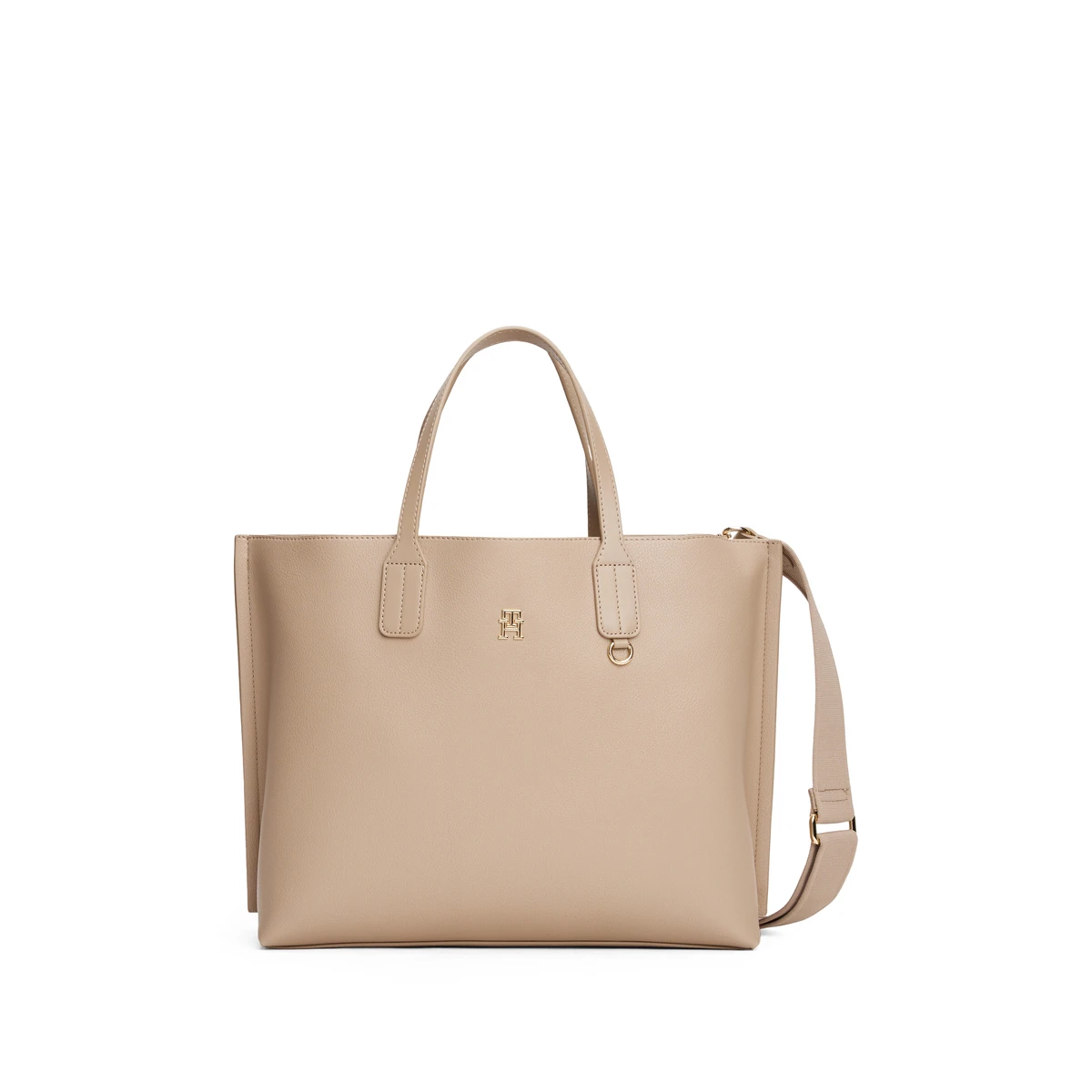 תיק יד גדול Tommy Hilfiger – AW0AW17463-AFE – coastal-taupe – 1