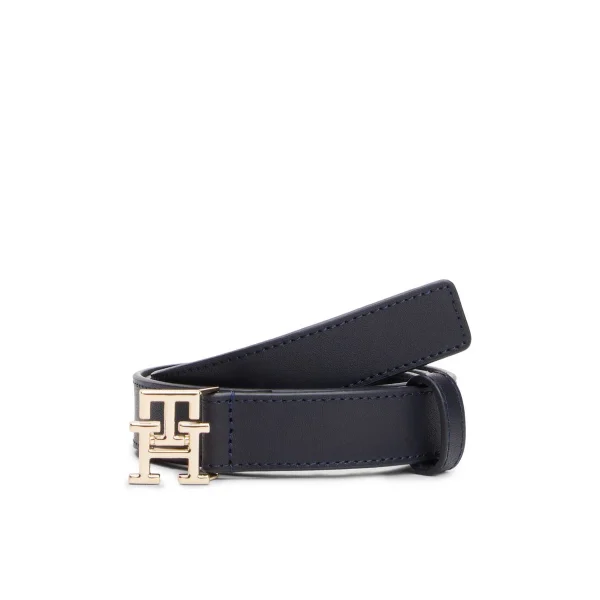 חגורת עור מידה 80 Tommy Hilfiger