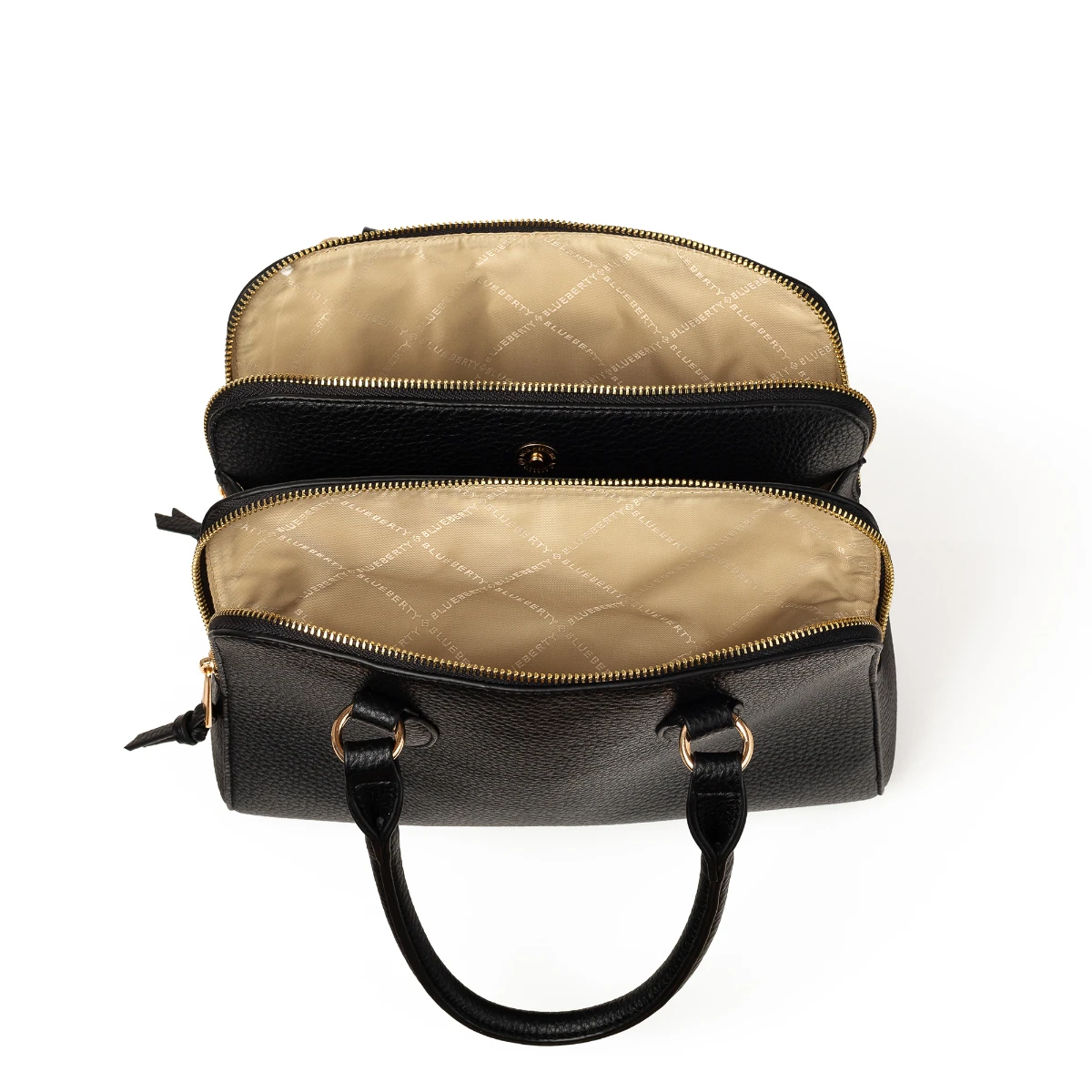 תיק צד בינוני Blueberty – AW25.G1.1-A98 – leopard-black – 3