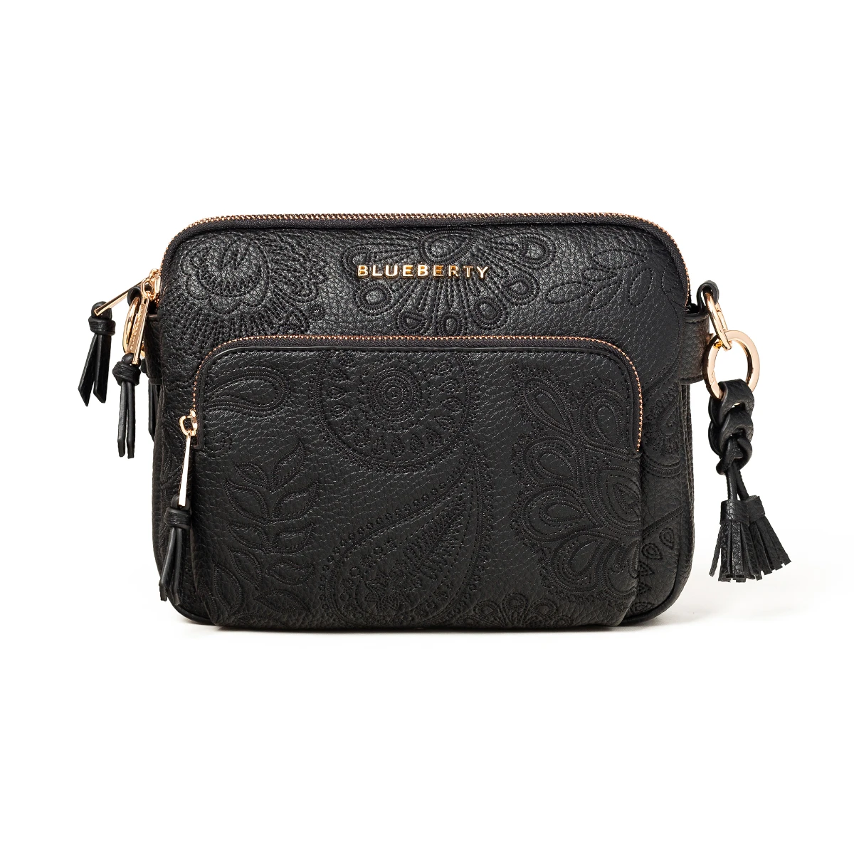 תיק צד בינוני Blueberty – AW25.G2.1-XW – black – 1