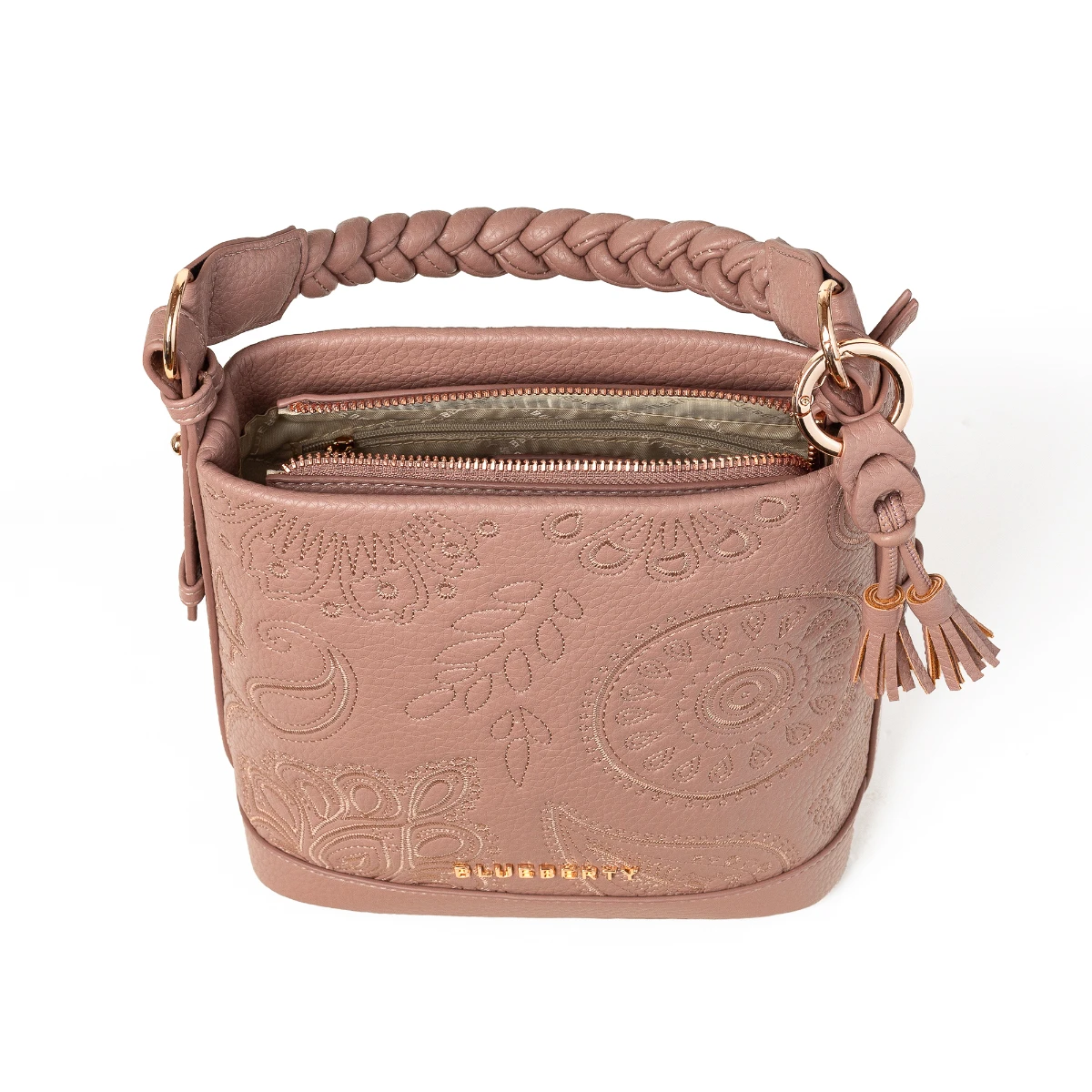 תיק צד בינוני Blueberty – AW25.G2.2-6K – blush – 3