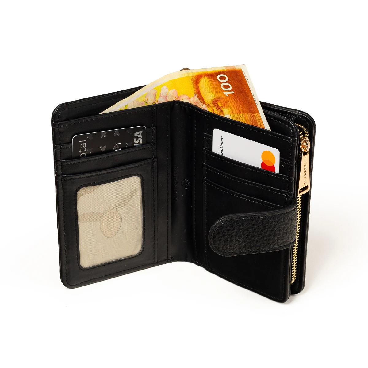 ארנק בינוני Blueberty – AW25.WG1.2-A98 – leopard-black – 3