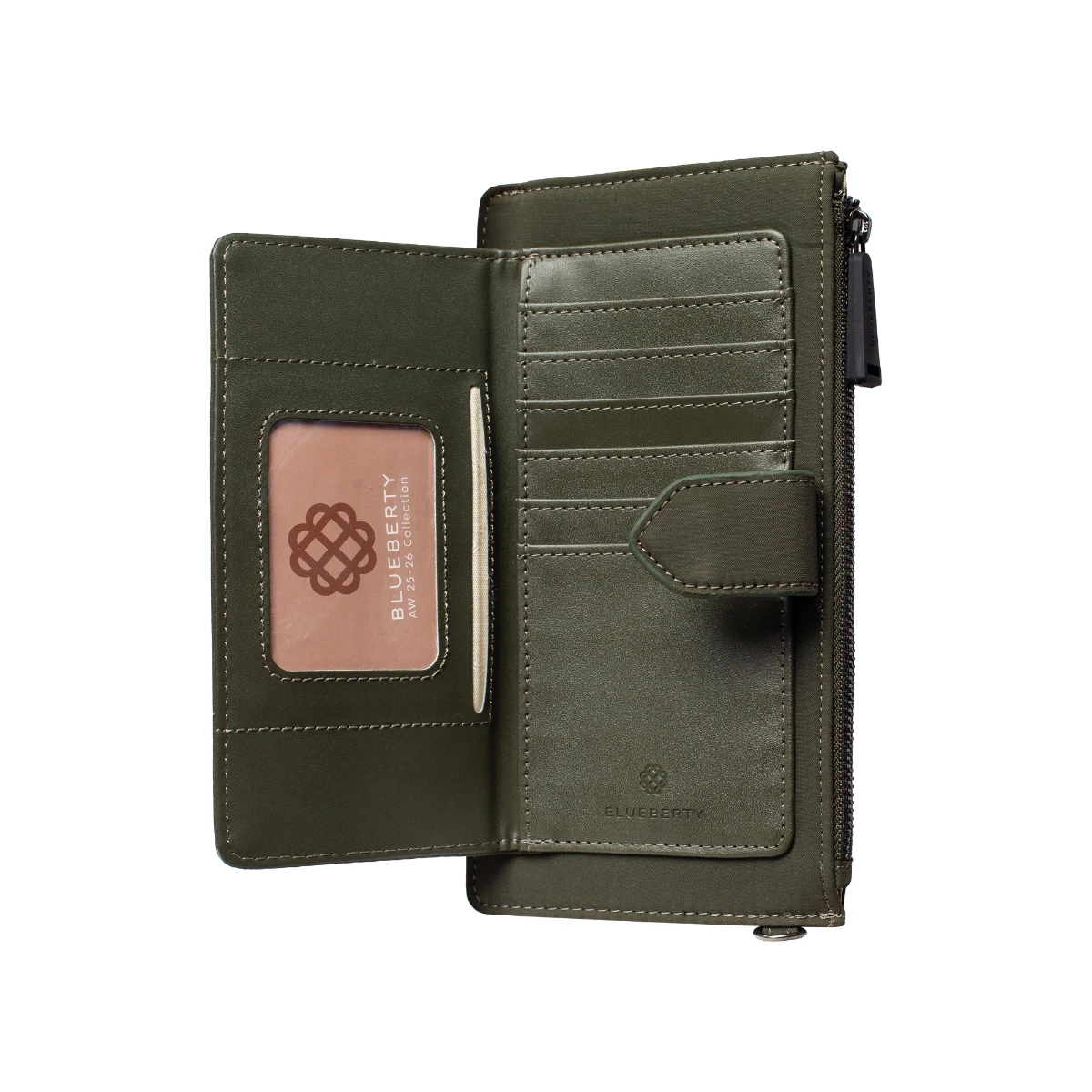 ארנק גדול Blueberty – AW25.WG9.3-125W – olive-green – 2