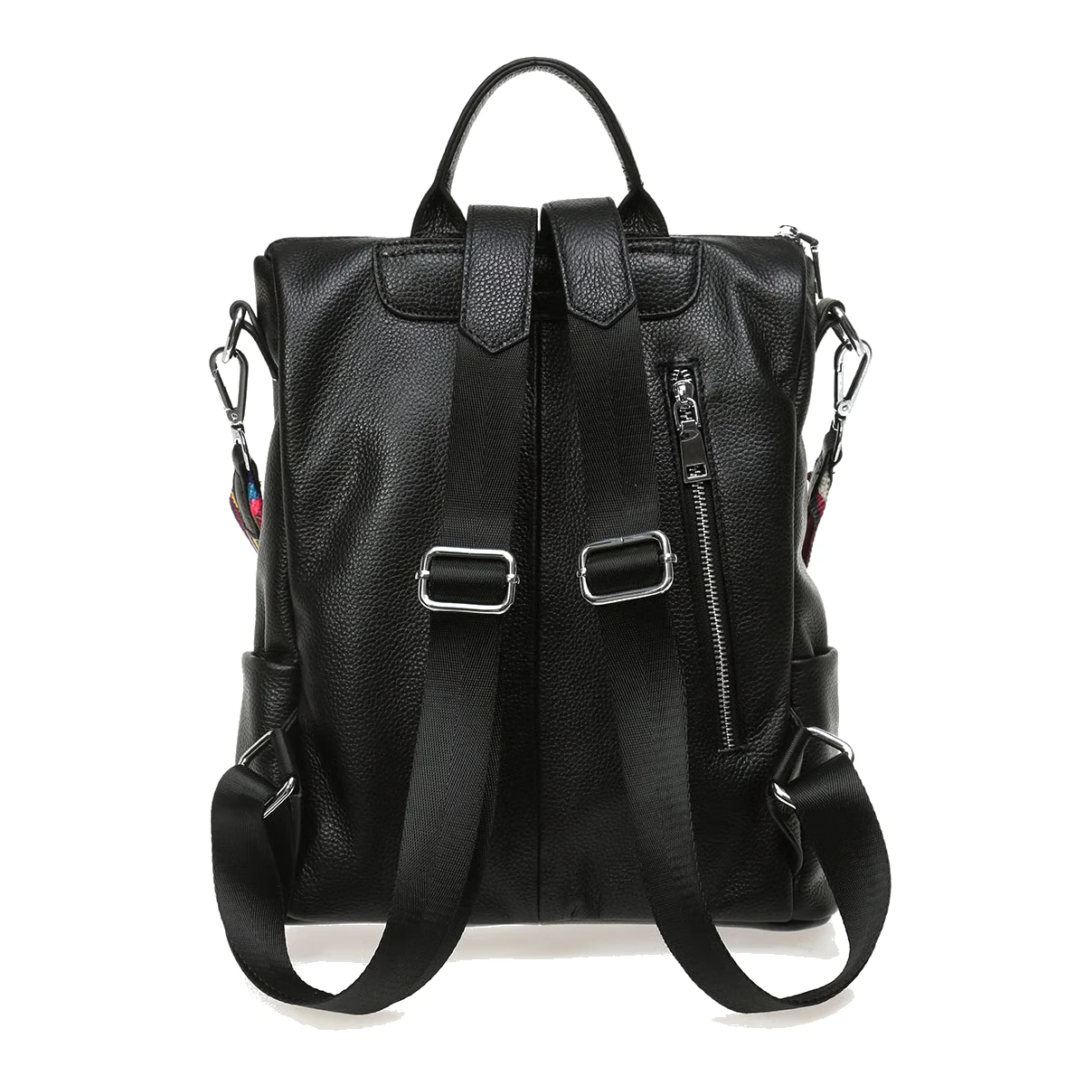 תיק גב מעור Emanuel אדריאנה – B1686-1 – שחור – 1