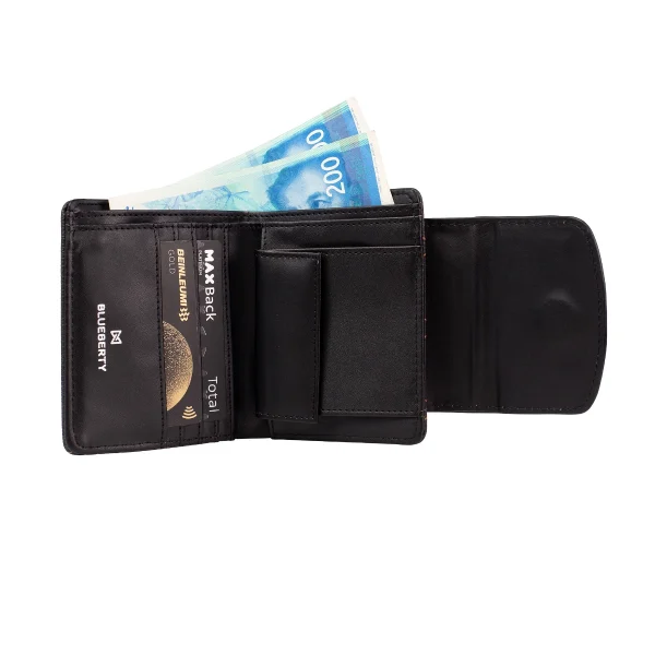 ארנק בינוני Blueberty – BB013--126E – brown-print – 4