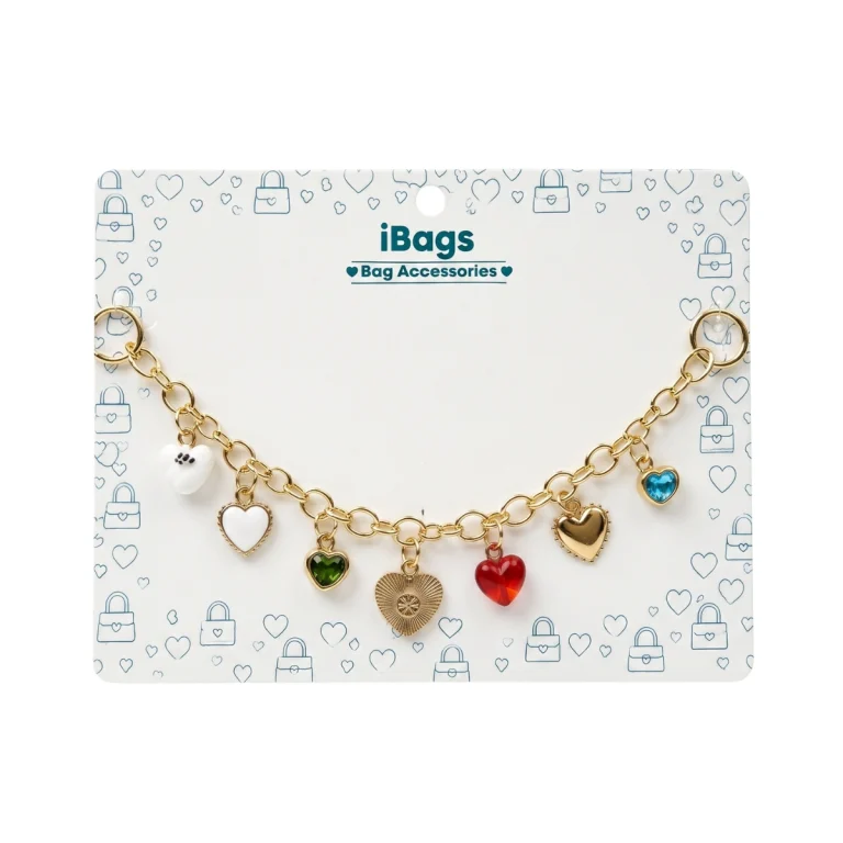 שרשרת לתיק Ibags לבבות