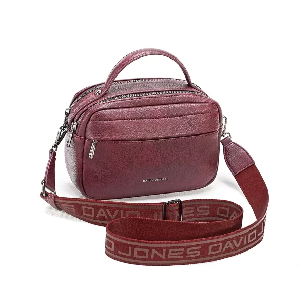 תיק צד בינוני David Jones – CM7203--60H – bordeaux – 1