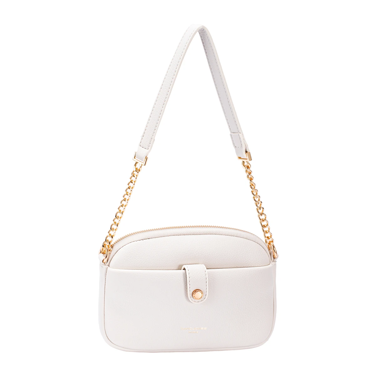תיק צד קטן DAVID JONES – CM7320-2-A32 – coconut-cream – 1