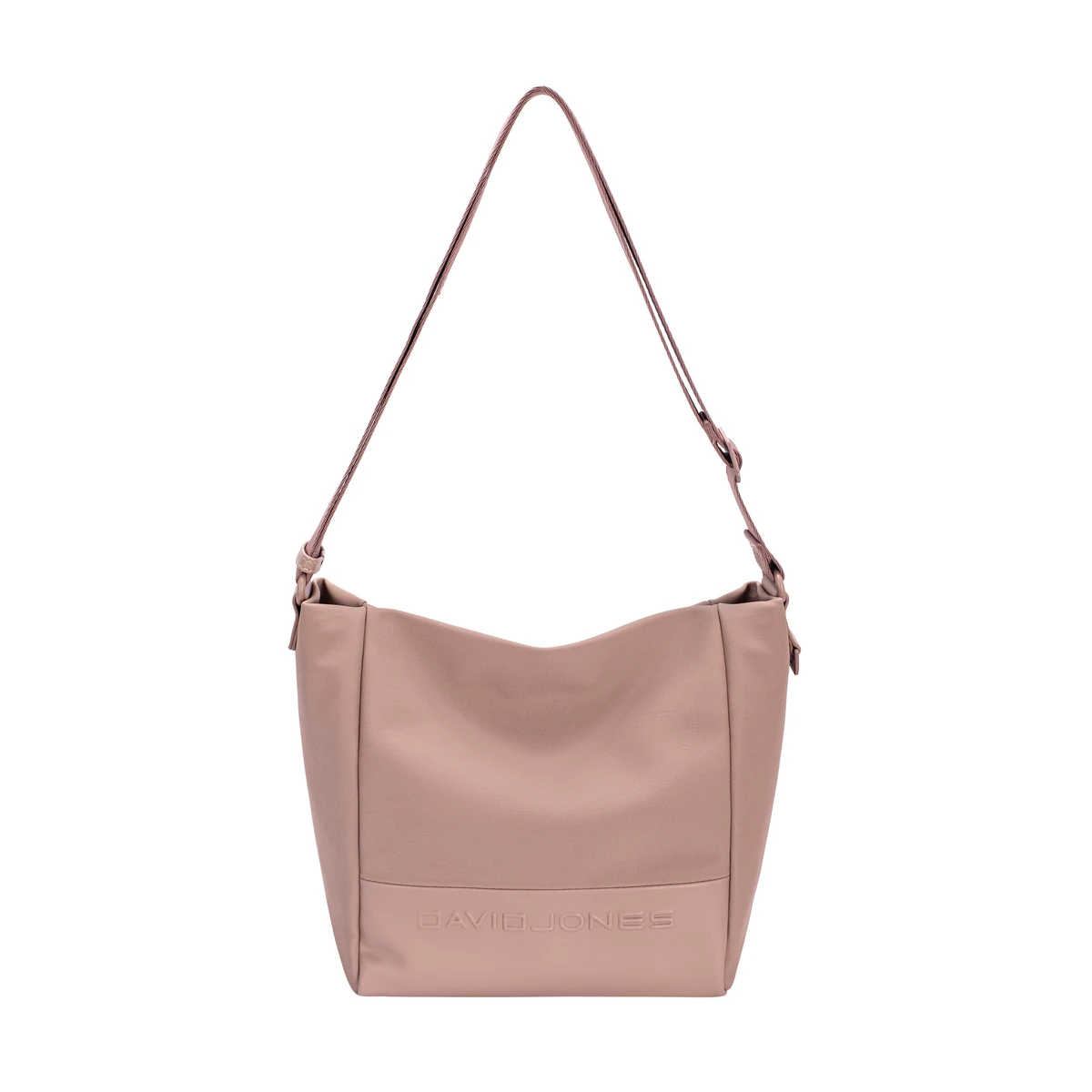 תיק צד בינוני David Jones – CM7645-A89 – adobe-rose – 1