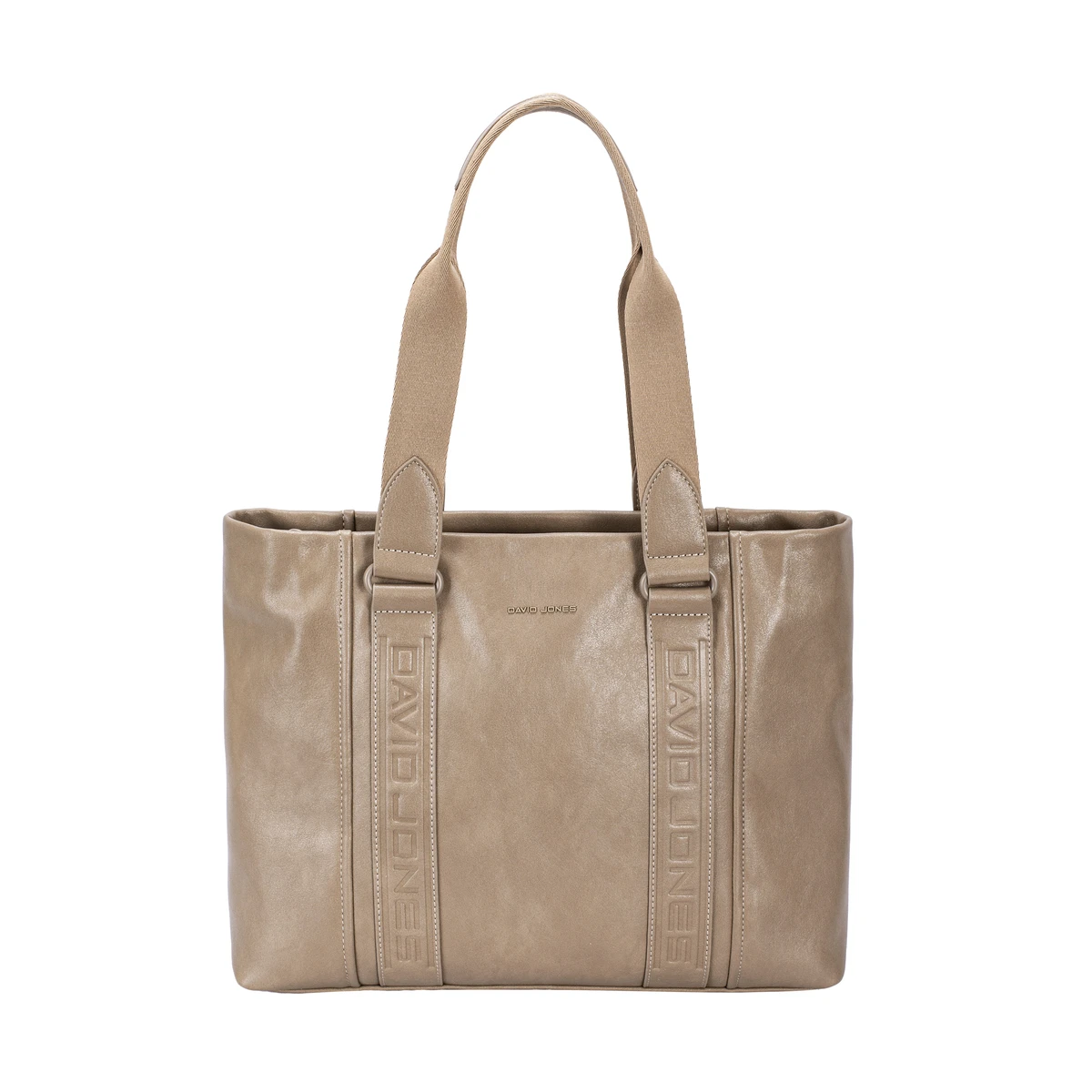 תיק צד גדול David Jones – CM7701-A87 – warm-taupe – 1