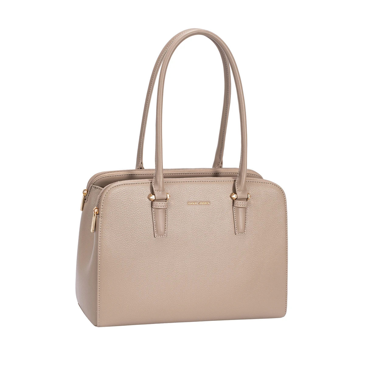 תיק צד בינוני David Jones – CM7817-A87 – warm-taupe – 1