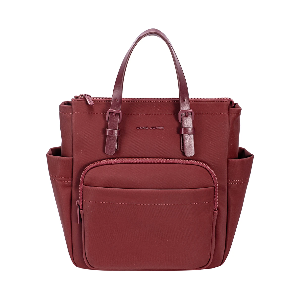 תיק גב / צד בינוני David Jones – CM7822-3R – windsor-wine – 1
