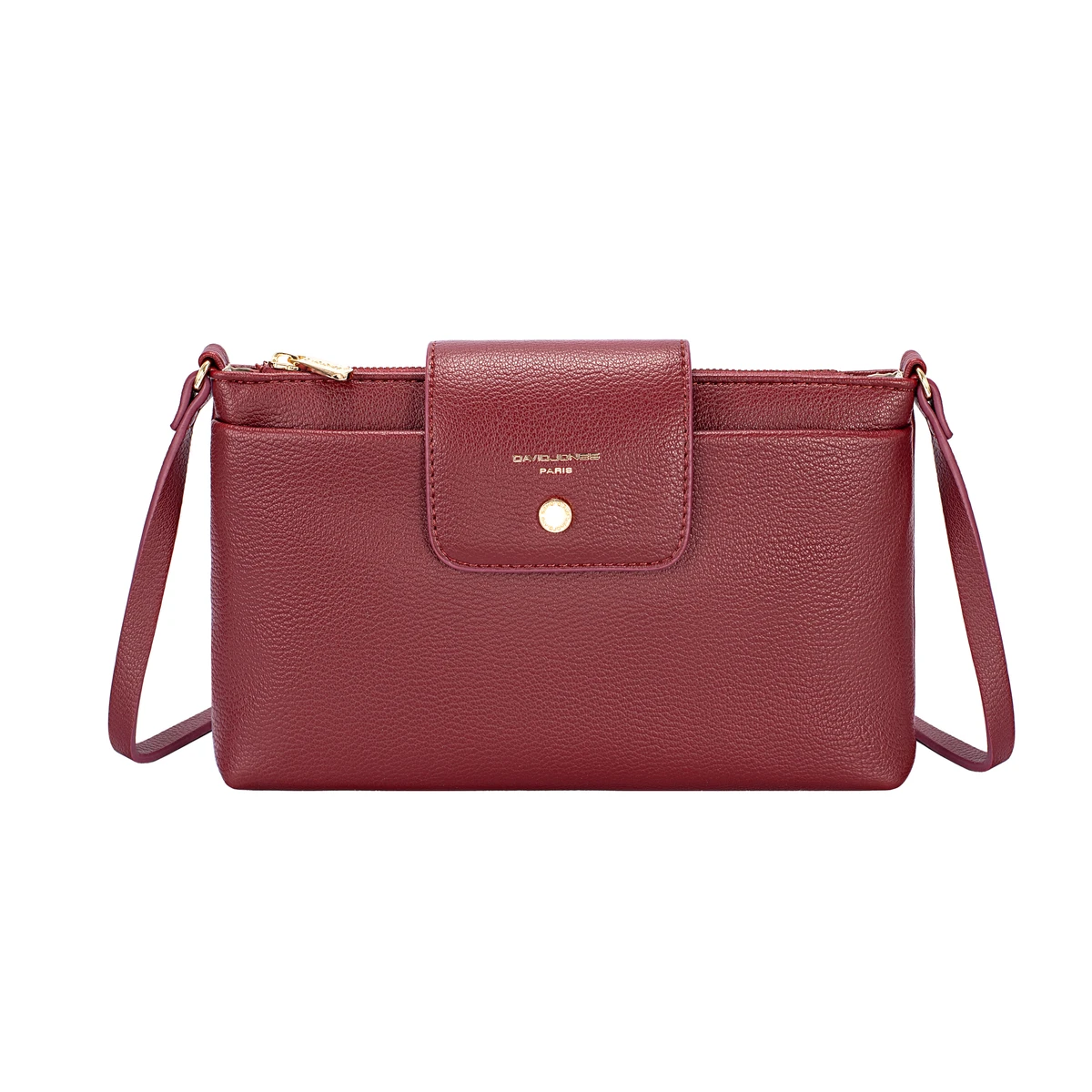 תיק צד בינוני David Jones – CM7829-3R – windsor-wine – 1