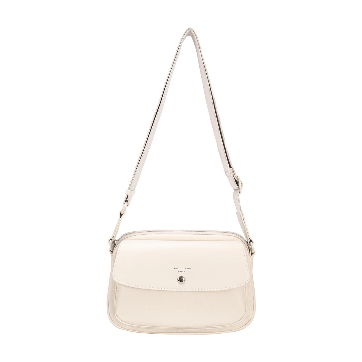 תיק צד קטן DAVID JONES – CM8200-A28 – almond-milk – 1