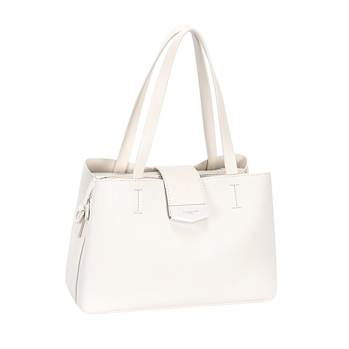 תיק צד בינוני DAVID JONES – CM8304-A32 – coconut-cream – 1