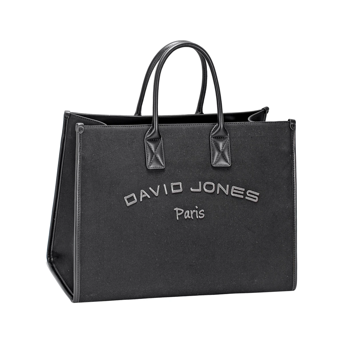 תיק צד גדול במיוחד DAVID JONES – CM8328-XW – black – 1