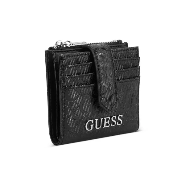 ארנק כרטיסים קטן Guess ABBAS – FF945538-BLA – black – 1