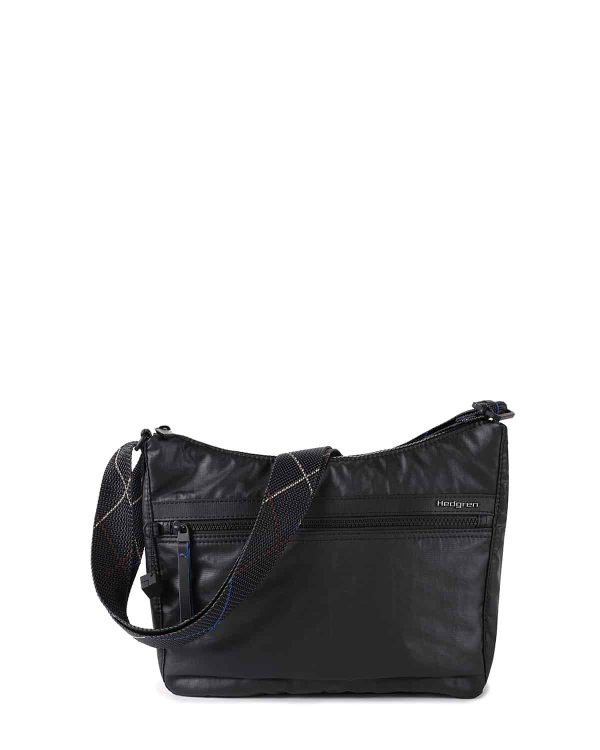 תיק צד בינוני Hedgren HARPER'S S – HIC01S-137J – creased-black-coral – 1