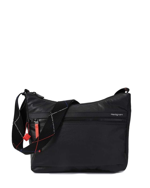 תיק צד בינוני Hedgren HARPER'S S – HIC01S-138S – creased-black-coral-2 – 1