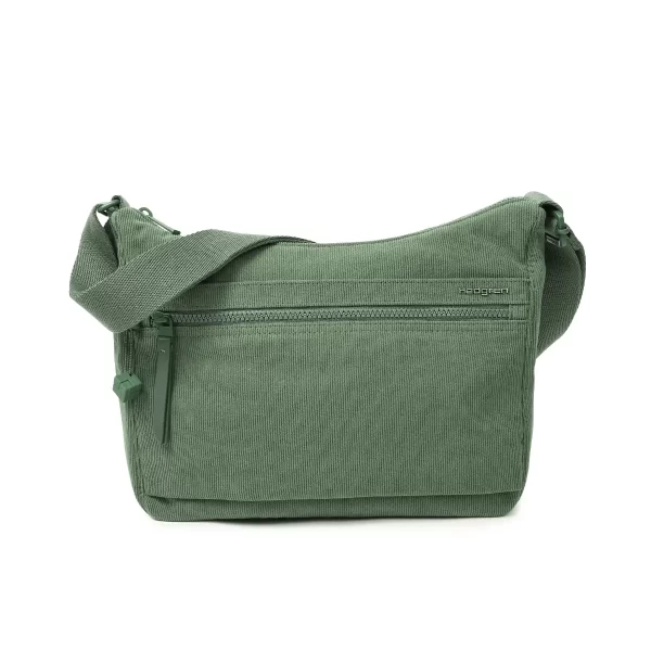 תיק צד בינוני Hedgren HARPER'S S – HIC01S_876 – corduroy-duck-green – 1
