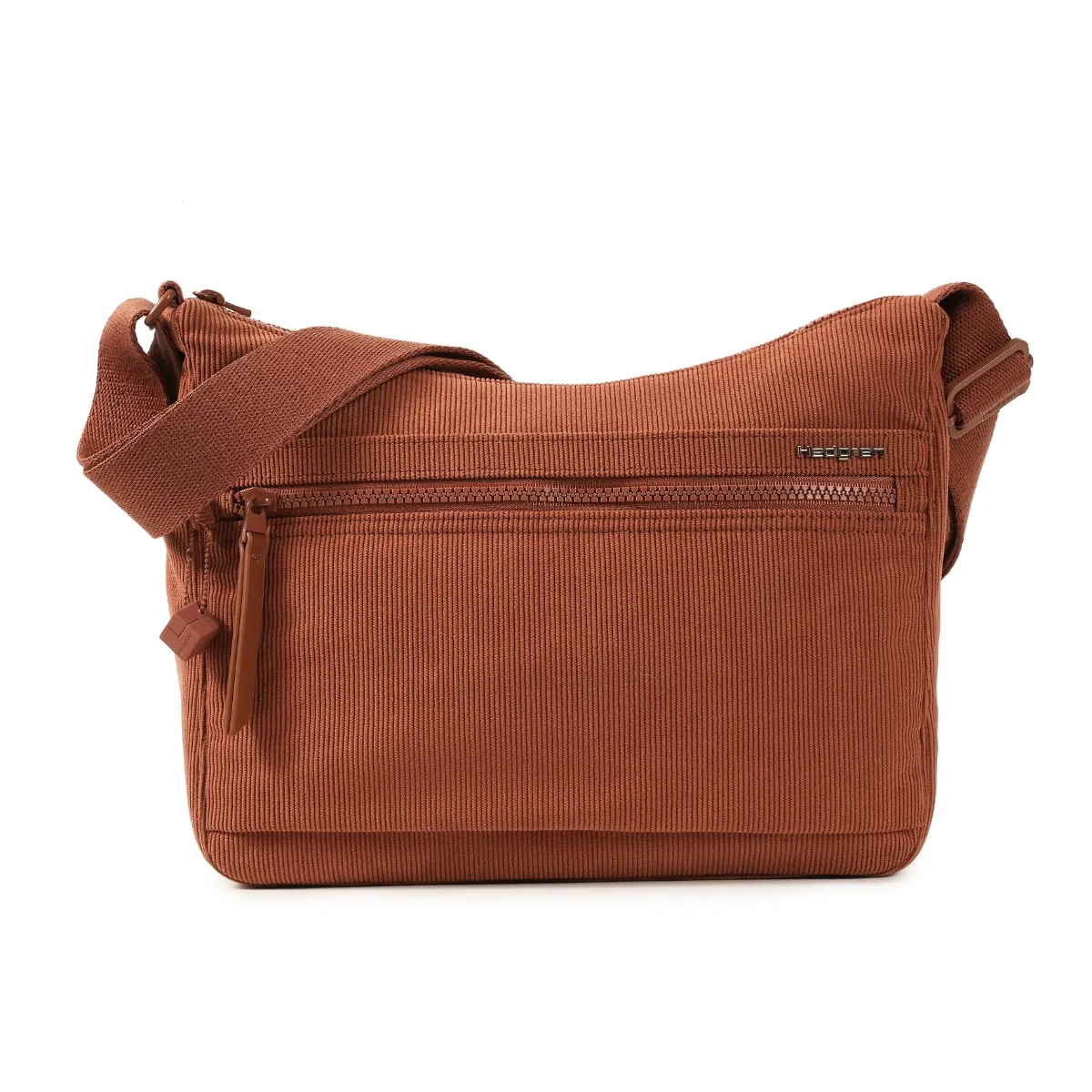 תיק צד בינוני Hedgren HARPER'S S – HIC01S_909 – corduroy-redwood-burl – 1