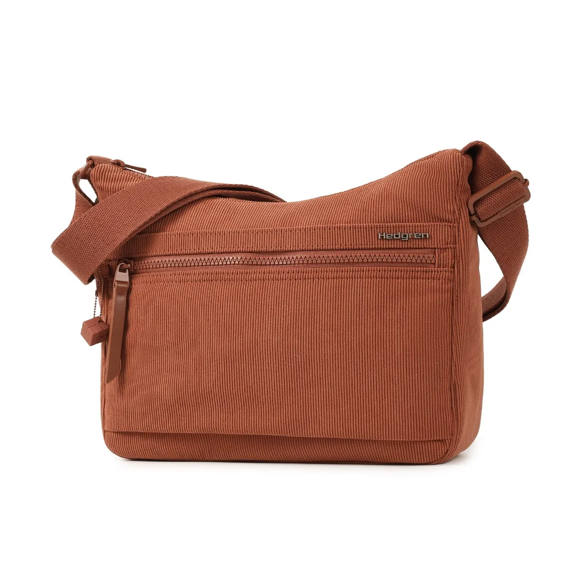 תיק צד בינוני Hedgren HARPER'S S – HIC01S_909 – corduroy-redwood-burl – 2