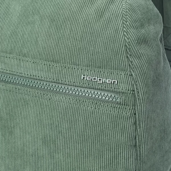 תיק גב Hedgren Vogue L – corduroy-duck-green – 5