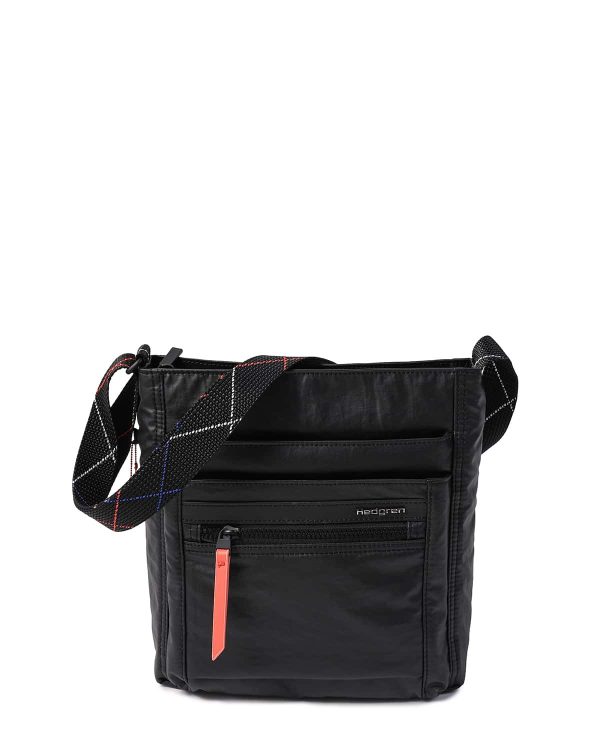 תיק צד Hedgren Orva – HIC370_864 – creased-black-coral – 1