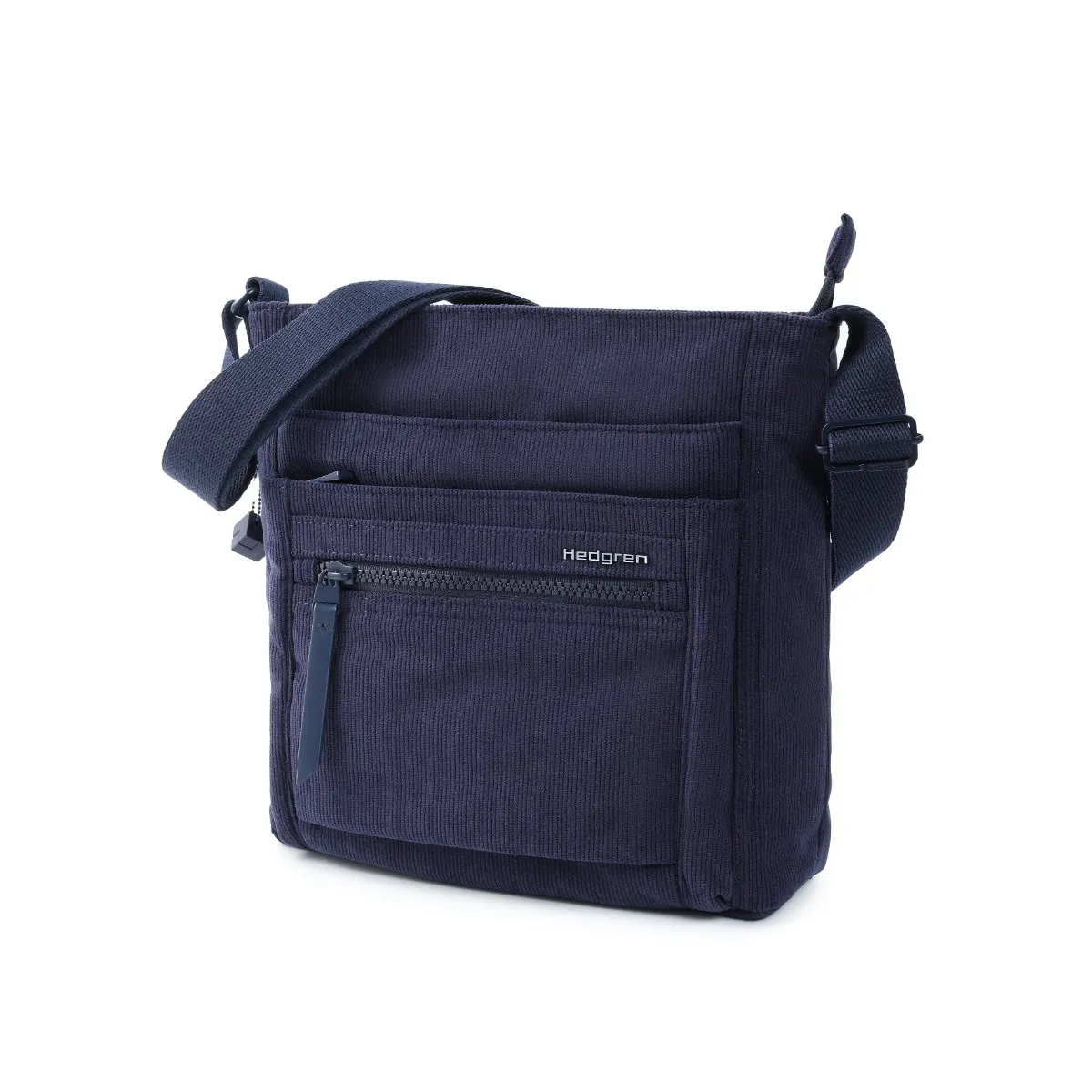 תיק צד בינוני Hedgren ORVA – HIC370_907 – corduroy-peacoat-blue – 2