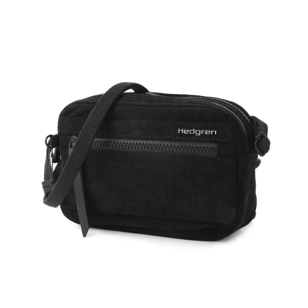 תיק צד קטן Hedgren Maia Small – HIC430_874 – corduroy-black – 1
