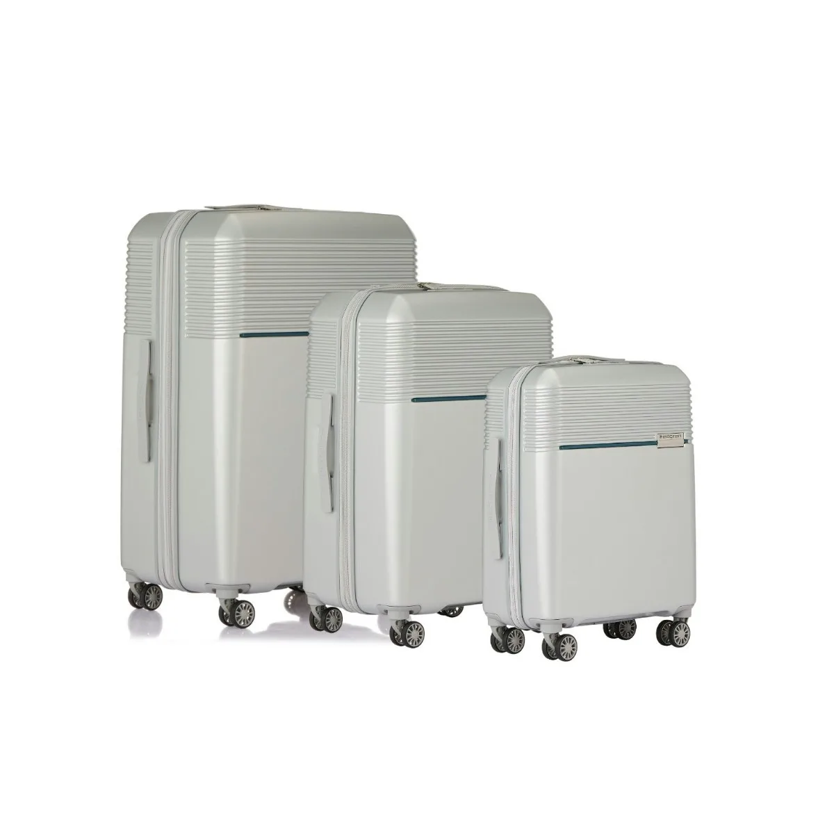 סט מזוודות קשיחות HEDGREN HLNO0 – HLNO0_250_SET – אפור – 1