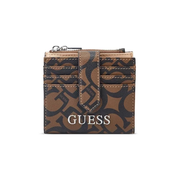 ארנק כרטיסים קטן Guess ABBAS – JJ945538-DRB – dark-brown – 1