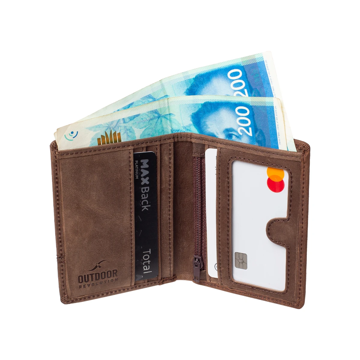 ארנק עור Outdoor Revolution – JMW24--YS – brown – 3