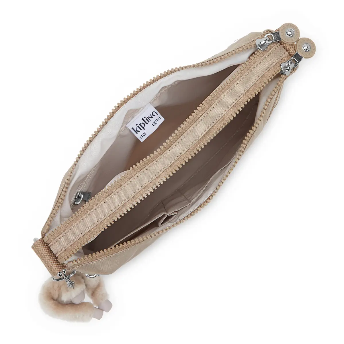 תיק צד בינוני Kipling ALVAR – K13335J00 – tan-beige – 2