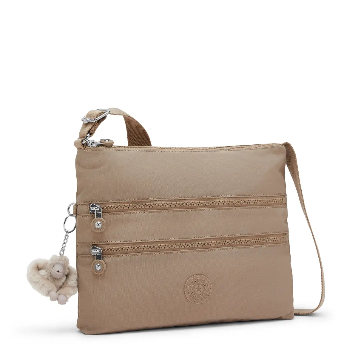 תיק צד בינוני Kipling ALVAR – K13335J00 – tan-beige – 3