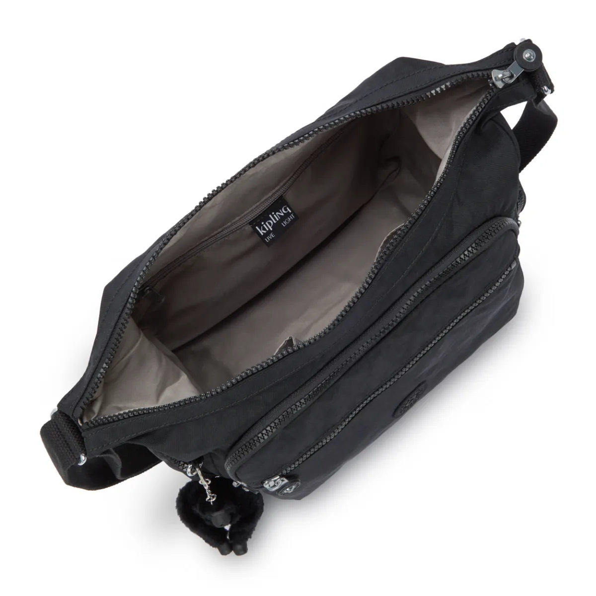 תיק צד גדול Kipling GABBIE – K15255P39 – black-noir – 2