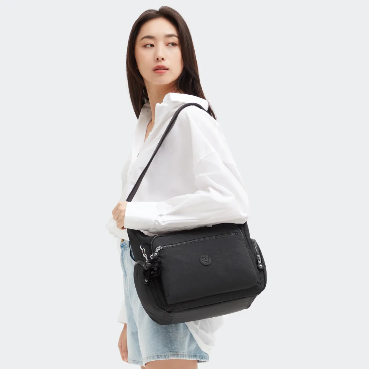 תיק צד גדול Kipling GABBIE – K15255P39 – black-noir – 5