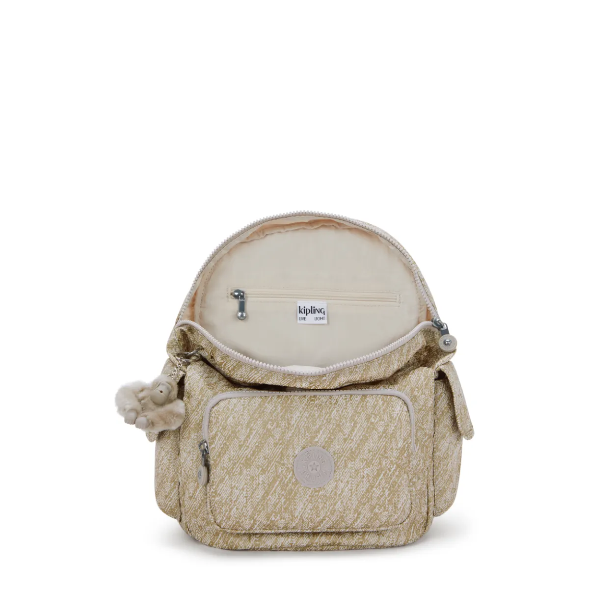 תיק גב קטן Kipling CITY PACK S – K156411KG – brush-of-gold – 2