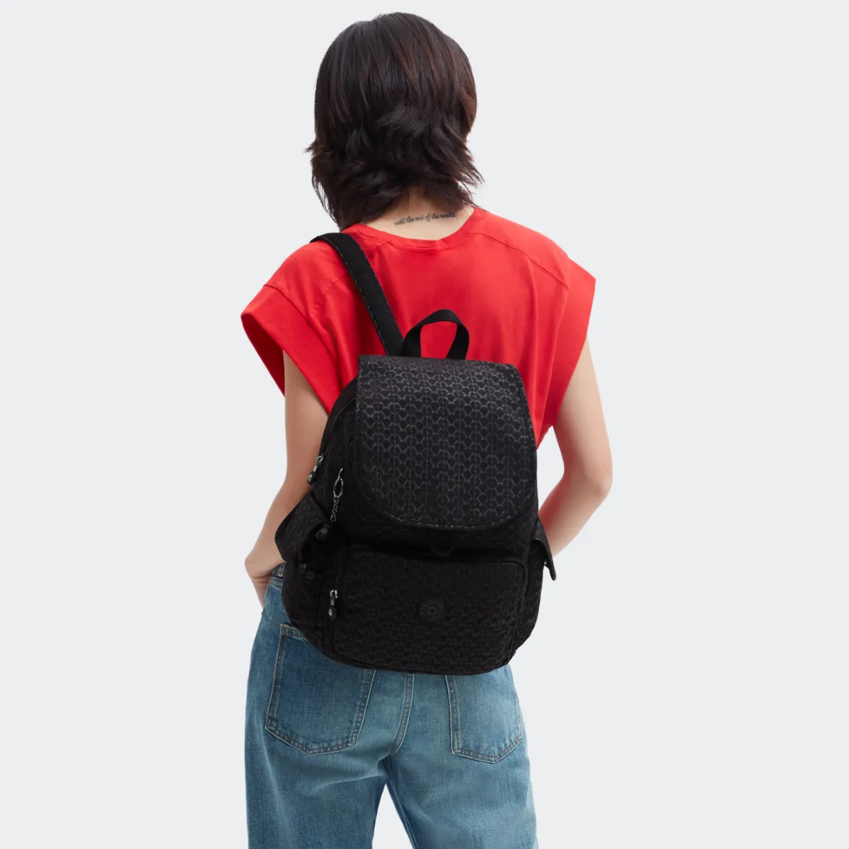 תיק גב בינוני Kipling CITY PACK – K24681K59 – signature-emb – 7